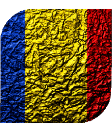 Flags Europe Romania Square 