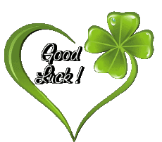 Mensajes Inglés Good Luck Fondo transparente 06 