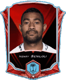Sports Rugby - Joueurs Fidji Henry Seniloli 
