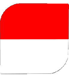 Bandiere Asia Indonesia Quadrato 