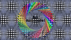 Nachrichten Französisch Bon Anniversaire Abstrait - Géométrique Animierter Hintergrund 004 