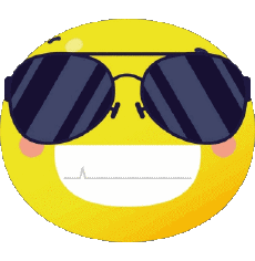 Messages Emoticônes Lunettes de Soleil 