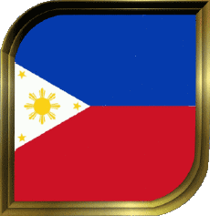 Drapeaux Asie Philippines Carré 