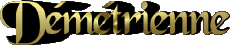 Vorname WEIBLICH - Frankreich D Démétrienne 