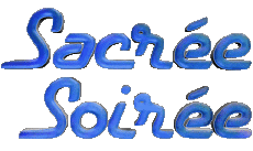 Multimedia Emissionen TV-Show Jean Pierre Foucault Sacrée Soirée 