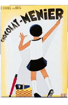 Umorismo -  Fun ARTE Poster retrò - Marchi Chocolat Divers 