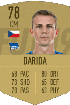 Multimedia Videospiele F I F A - Karten Spieler Tschechien Vladimír Darida 