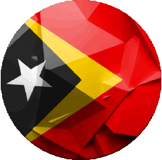 Bandiere Asia Timor Est Tondo 
