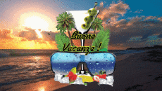 Nachrichten Italienisch Buone Vacanze Animierter Hintergrund 004 