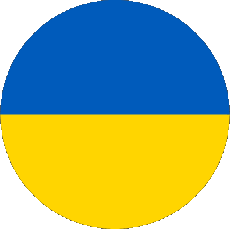 Fahnen Europa Ukraine Runde 