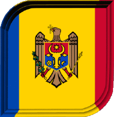 Bandiere Europa Moldova Quadrato 