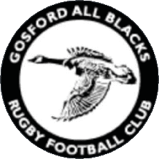 Deportes Rugby - Clubes Mundo - Logotipo Inglaterra G Gosford All Blacks RFC 