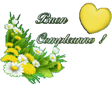 Messages Italien Buon Compleanno Floreale Fond Transparent 010 