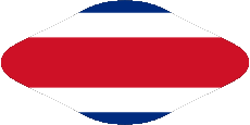 Bandiere America Costa Rica Ovale 02 