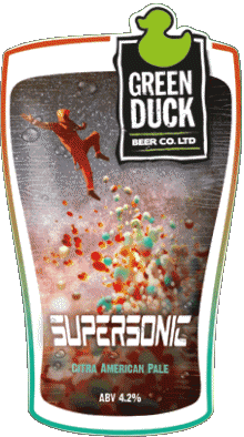 Supersonic-Getränke Bier UK Green Duck Supersonic