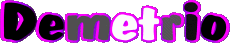 First Names MASCULINE - Italy D Demetrio 
