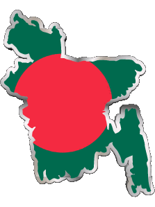 Bandiere Asia Bangladesh Vario 