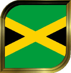 Bandiere America Giamaica Quadrato 