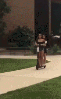 Humour - Fun Transports Trottinette Gamelle Fail 