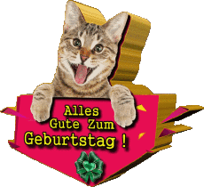 Nachrichten Deutsche Alles Gute zum Geburtstag Tiere 002 
