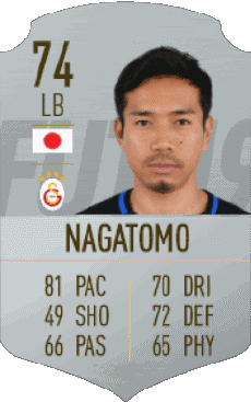Multimedia Videospiele F I F A - Karten Spieler Japan Yuto Nagatomo 