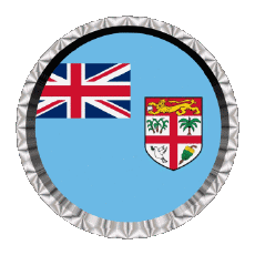 Flags Oceania Fiji Round - Rings 