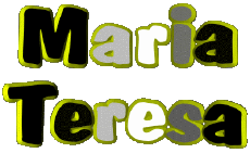 Prénoms FEMININ - Italie M Composé Maria Teresa 