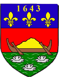 Flags France Departments - Cities 973 Guyane & Cayenne 