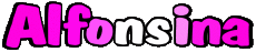 Nombre FEMENINO - España A Alfonsina 