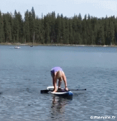Humor -  Fun Sports Paddle Falls - Fail 