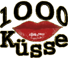 Mensajes Alemán Küsse 1000 