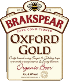 Oxford gold-Getränke Bier UK Brakspear Oxford gold