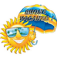 Messagi Italiano Buone Vacanze Sfondo trasparente 15 