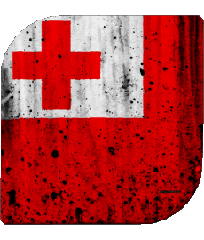 Bandiere Oceania Tonga Quadrato 