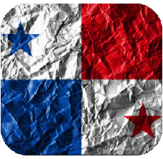 Bandiere America Panama Quadrato 