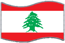 Fahnen Asien Libanon Rechteck 