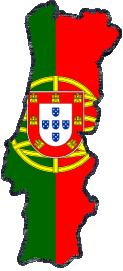 Banderas Europa Portugal Mapa 