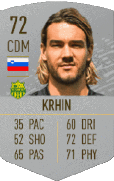 Multimedia Videospiele F I F A - Karten Spieler Slowenien Rene Krhin 