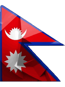 Fahnen Asien Nepal Form 