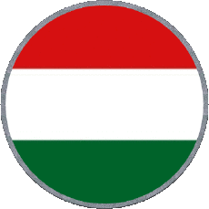 Flags Europe Hungary Round 