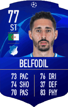 Multimedia Vídeo Juegos F I F A - Jugadores  cartas Argelia Ishak Belfodil 