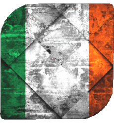 Bandiere Europa Irlanda Quadrato 