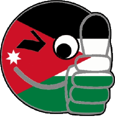 Banderas Asia Jordania Smiley - OK 