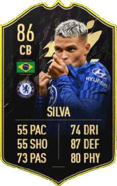 Multi Média Jeux Vidéo F I F A - Joueurs Cartes Brésil Thiago Emiliano da Silva 