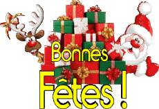 Mensajes Francés Bonnes Fêtes (Noël) Serie 13 