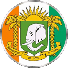 Drapeaux Afrique Côte d Ivoire Rond 