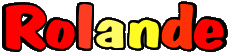Nombre FEMENINO - Francia R Rolande 