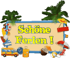 Messages German Schöne Ferien Transparent Background 06 