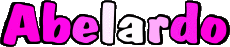 Prénoms MASCULIN - Espagne A Abelardo 