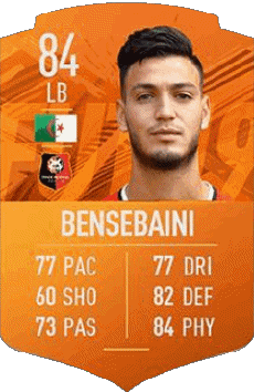 Multimedia Videospiele F I F A - Karten Spieler Algerien Ramy Bensebaini 
